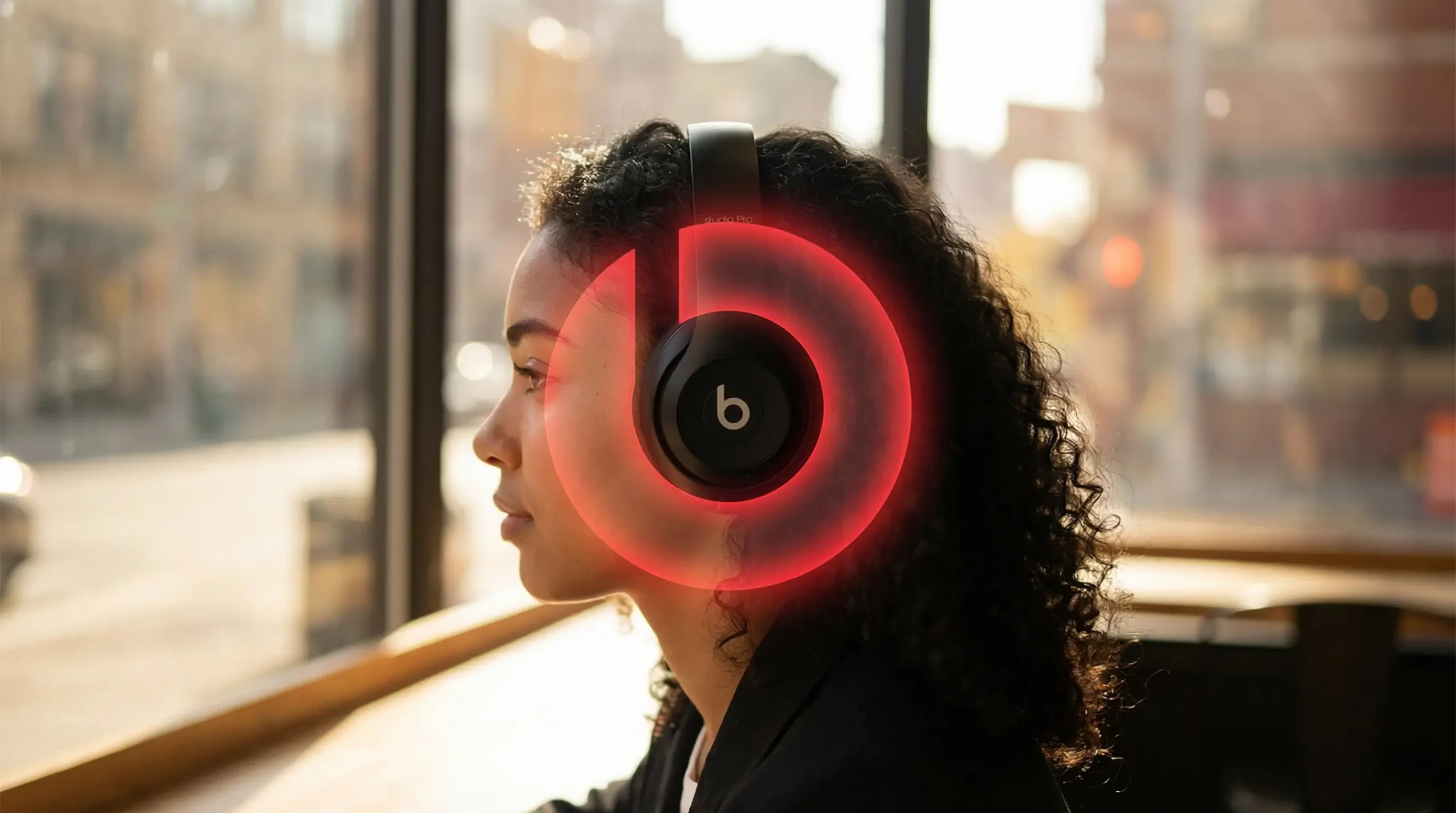 Beats logo headphone head shape