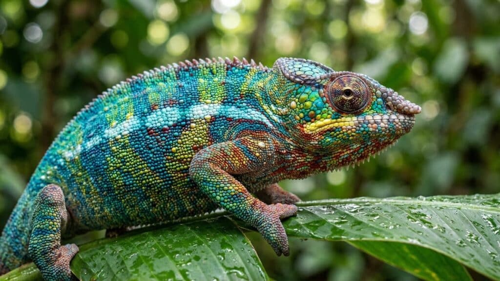 Chameleons changing color is one of the common myths you probably still believe