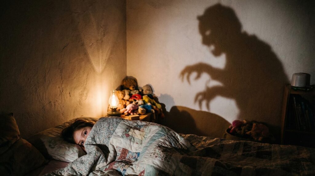 Fear and anxiety psychology concept