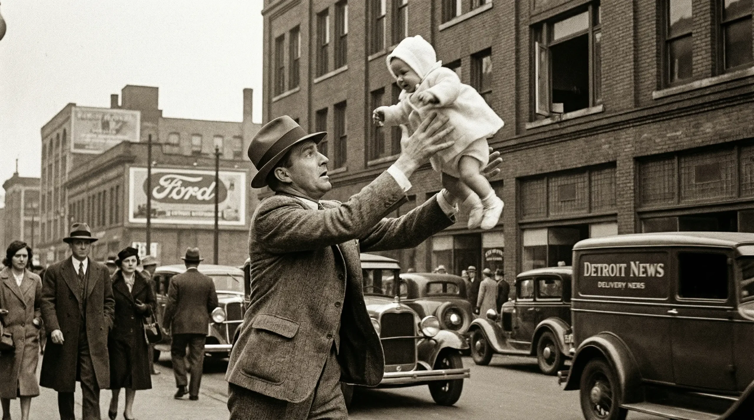 Joseph Figlock saves baby twice
