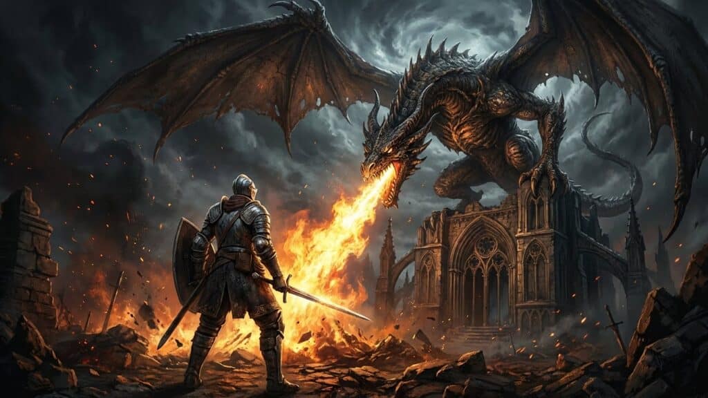 Hardest Video Games - Dark Souls Boss Fight