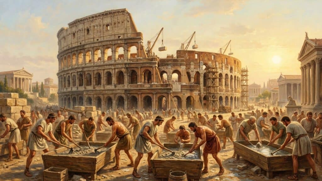 Roman Concrete is one of the most impressive ancient technologies