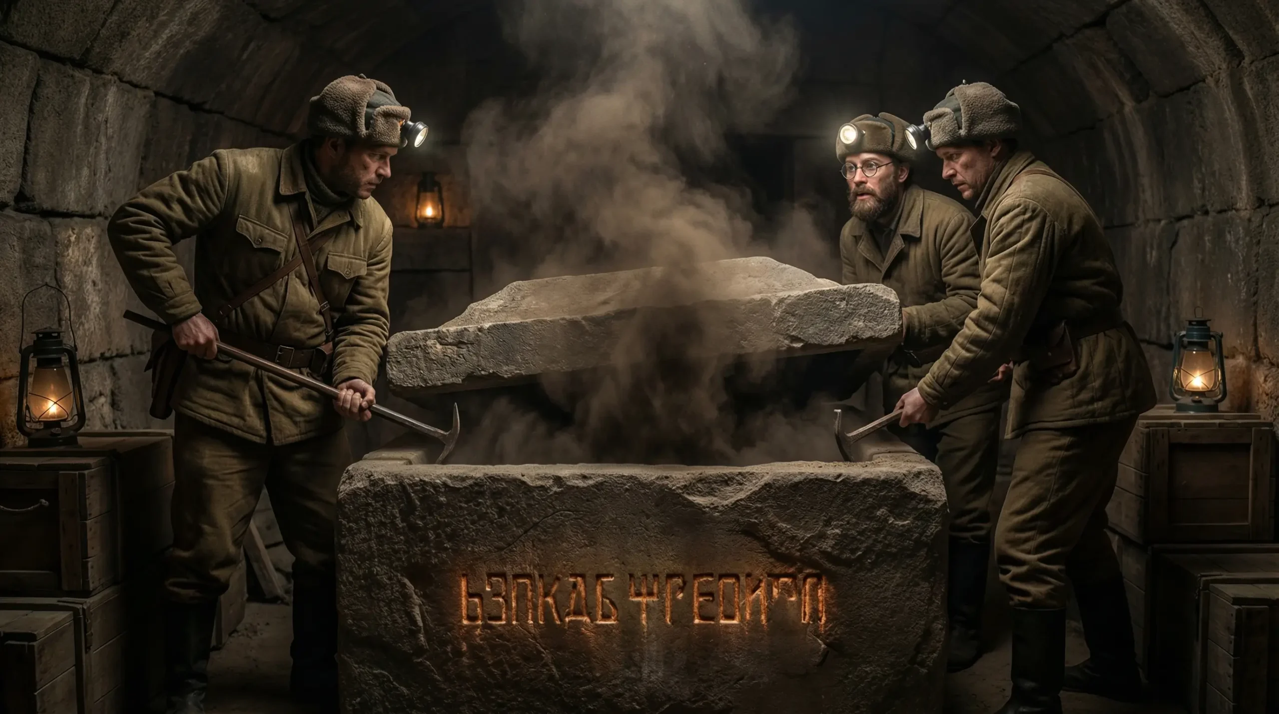 Tamerlane tomb curse warning