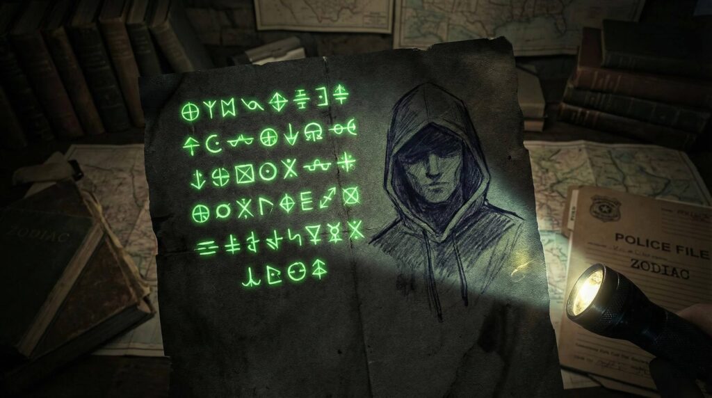 Zodiac Killer cipher and symbol
