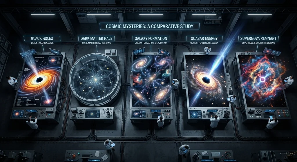 cosmic mysteries comparison