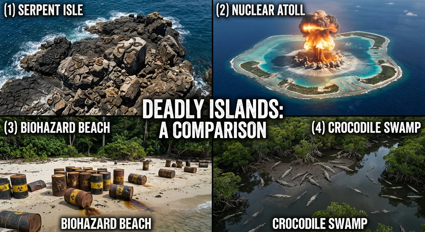 most dangerous islands comparison