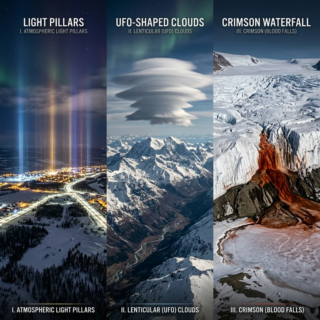 bizarre weather phenomena comparison