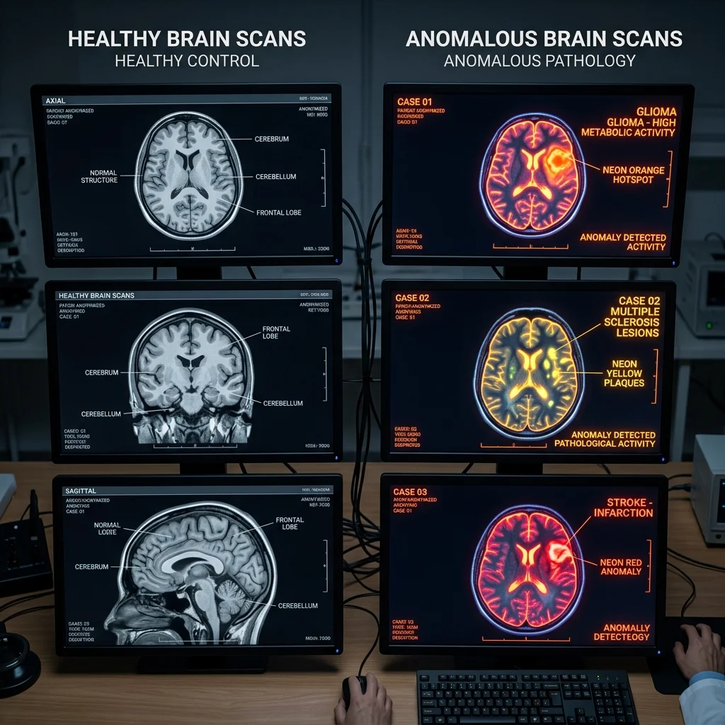 strange medical conditions brain scans comparison