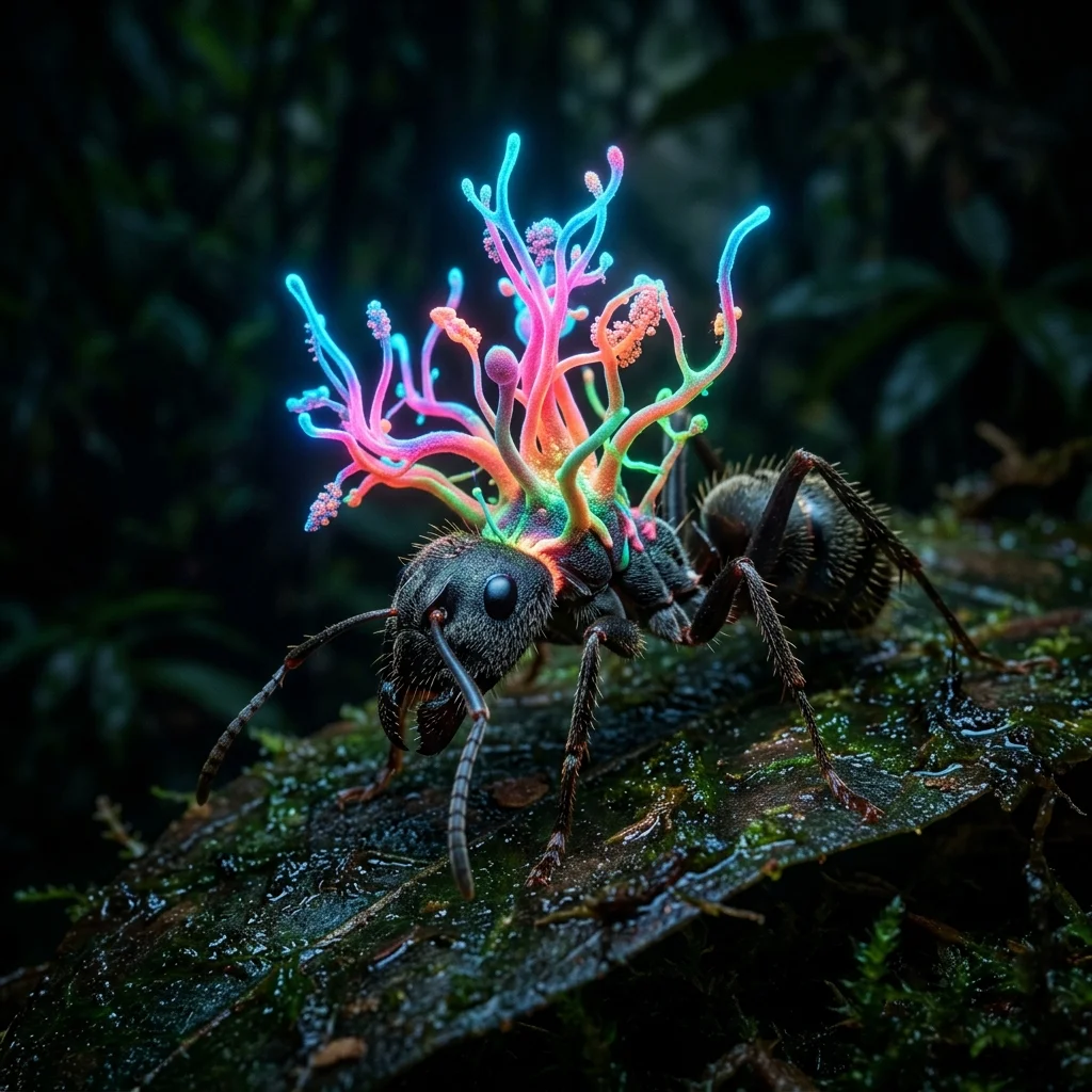 mind-controlling parasites zombie ant